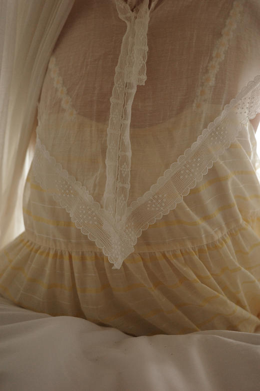 亚麻真丝棉 - 古典蕾丝小披 商品图5