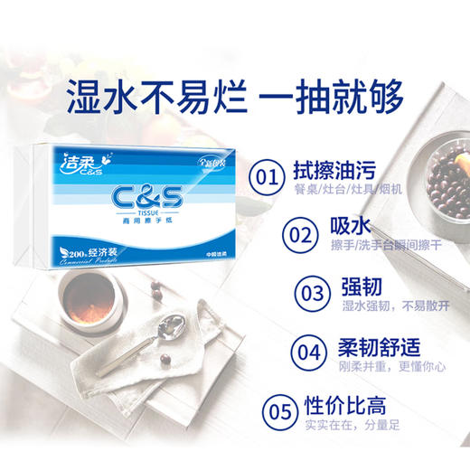 洁柔擦手纸200抽*21包【整袋销售】【效期至2026年7月】 商品图3