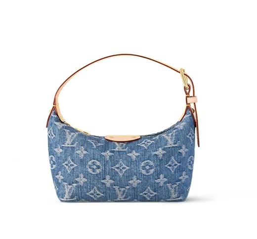 驴家 Hill  Pochette  时尚潮流*印花   丹宁牛仔布  饭盒包手提单肩包  常规  女款 蓝色(JPH) 商品图1