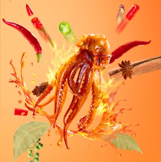 海狸先生鲜烤鱿鱼须铁板鱿鱼头大连特产鱿鱼丝烧烤/香辣海鲜零食 商品图6