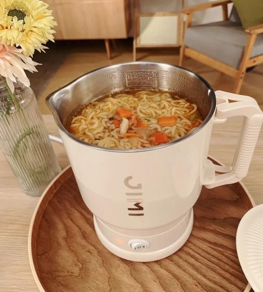 积米不锈钢折叠烧水壶，一个它=电热水壶+饮水杯+泡面杯+电煮锅【G】 商品图2