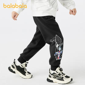 【奥特曼IP】巴拉巴拉童装男童长裤秋季束脚裤子中幼童印花时尚潮