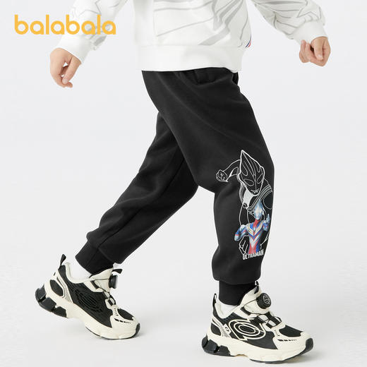 【奥特曼IP】巴拉巴拉童装男童长裤秋季束脚裤子中幼童印花时尚潮 商品图0