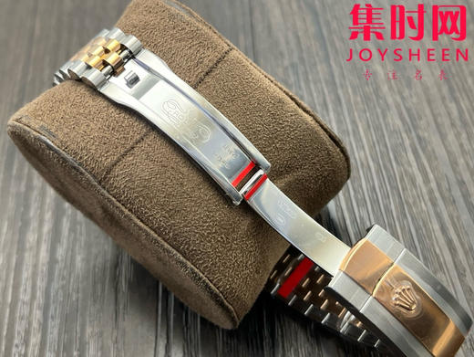 劳力士 VS日志41系列 间玫金格子面 格纹盘 男士腕表 3235机 五珠带 表径41mm 商品图7