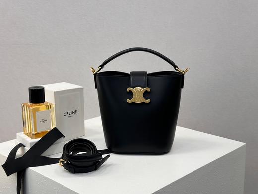 CELINE LOUIS 赛琳 迷你光滑牛皮革手提水桶包（LZ） 商品图6