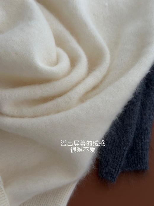 新增开衫、马甲~主打毛衣界的“皮草”拉毛2.0升级版！【岛精无缝一体工艺】 🔺95.7%澳洲塔斯马尼亚羊毛+4.3%山羊绒的黄金配比✨全球顶级毛料之一 商品图10