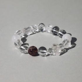 ARSIS｜晶石系列 纯净守护·白水晶串珠手链