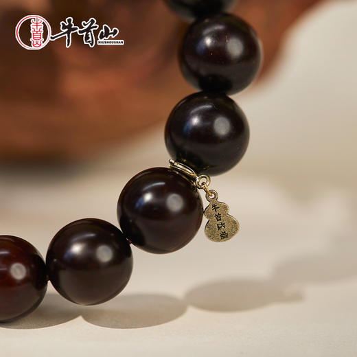 牛首山文创紫檀弥勒单圈手串送闺蜜男女朋友送长辈节日礼物伴手礼 商品图2