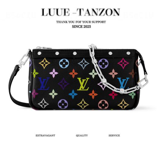 驴家 2025 村上隆联名  三彩  麻将包 (JPH) 商品图2