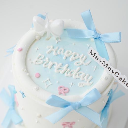 四寸|冰蓝·蝴蝶结【B5107】 商品图2