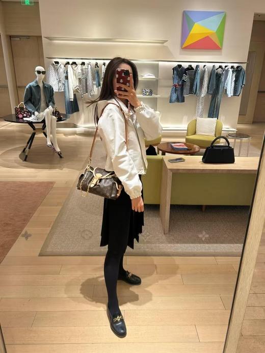 驴家 ODYSSEE 经典老花可调节可拆卸肩带 涂层帆布 单肩包 女款 棕色(JPH) 商品图10