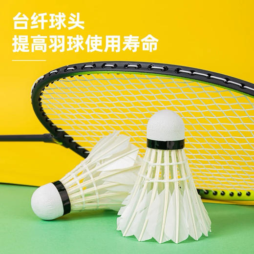 安格耐特F2201羽毛球稳定弹性软木头耐打羽毛球 6个装 商品图2