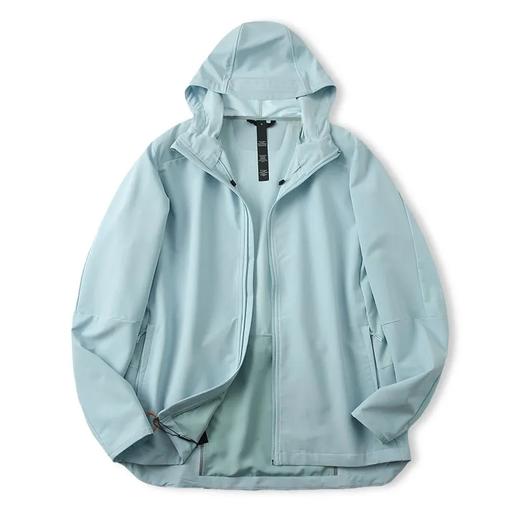 男士运动透气夹克 整体背部网面结构 舒适透湿 自收纳 商品图7