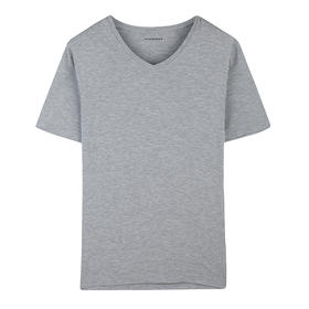 【经典兰精莫代尔】SCHIESSER/舒雅男士莫代尔纯色家居短袖上衣T恤35/11833M