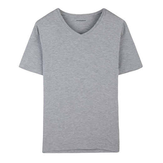 【经典兰精莫代尔】SCHIESSER/舒雅男士莫代尔纯色家居短袖上衣T恤35/11833M 商品图0