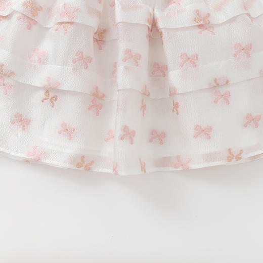 【ARtE PURA】巴拉巴拉童装儿童连衣裙女童秋装提花公主裙假两件 商品图3