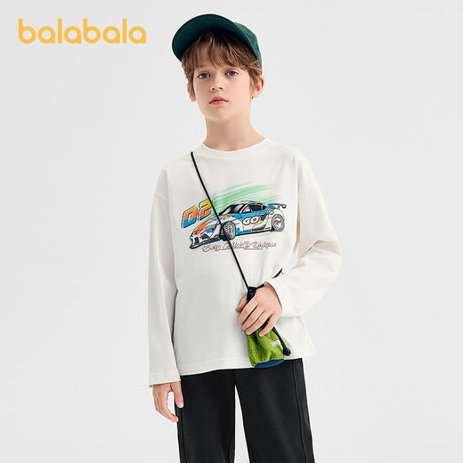 【商场同款】巴拉巴拉童装男童长袖t恤儿童2025新款秋装速干内搭 商品图1