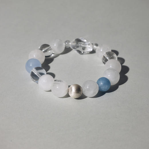 ARSIS｜晶石系列 纯净疗愈·白水晶串珠手链 商品图0