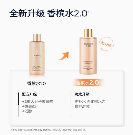 【春季焕新】润百颜玻尿酸高保湿精华水 300ml 商品图0