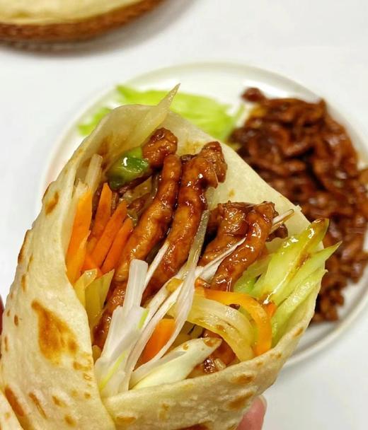 周五取货：【手工山药春饼】一袋150克（10张）无油无糖，绵软筋道。 商品图3