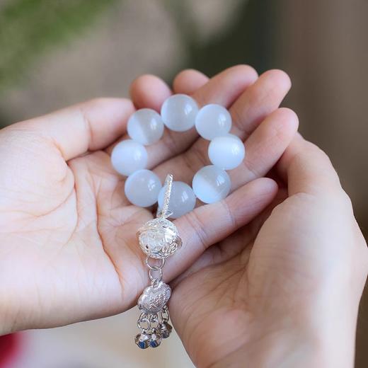 【普陀山】猫眼好运铃铛手捻 招财进宝-普陀山发货 商品图4