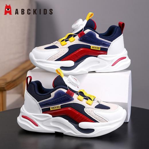 Abckids女童鞋子秋款新款透气网面男童休闲鞋软底儿童运动鞋27-38 商品图13