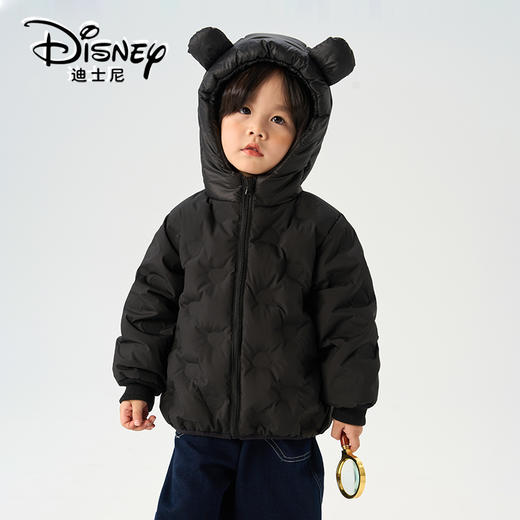 Disney/迪士尼snb儿童外套纯色耳朵款男女童小童羽绒服XME4SU396 商品图2
