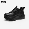 MIO米奥厚底小白鞋圆头运动鞋时尚休闲增高6cm女鞋M254586911 商品缩略图1