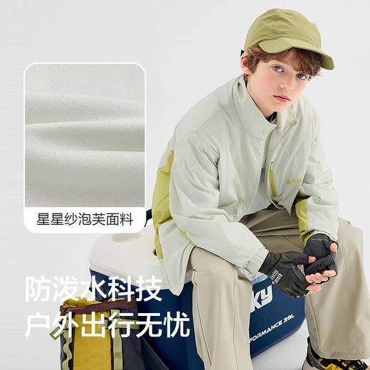 【商场同款】巴拉巴拉男童外套儿童上衣2025新款秋装中大童防泼水 商品图3