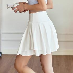 跃牌【安琪拉系列】瑜伽短裙女夏季高腰健身运动网球半身裙新款裙子百褶裙防走光DQ-5032