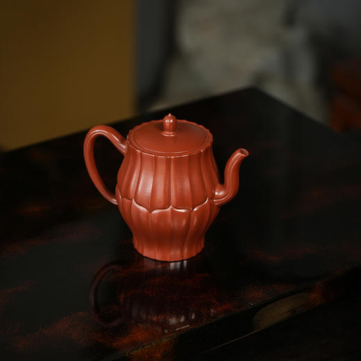 龙德堂陶艺 汤宣武制《高菱》210cc 原矿大红袍  库存请咨询客服 商品图2