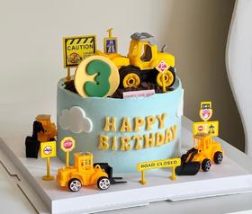 【臻品系列】---半翻糖【挖掘机施工中~】