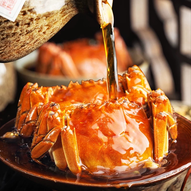 【顺丰冷链】白兰地花雕熟醉全母蟹/罗氏虾