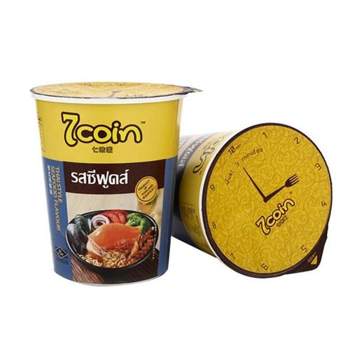 七咔呢泰式海鲜味方便面 70g/杯 商品图0