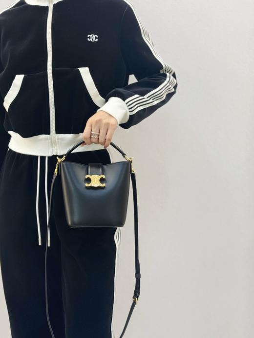 CELINE LOUIS 赛琳 迷你光滑牛皮革手提水桶包（LZ） 商品图4
