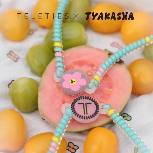 【美国品牌】TELETIES电话线新款发圈高弹力发绳四季款【TYAKASHA塔卡沙联名款】 oring的花园 商品图3