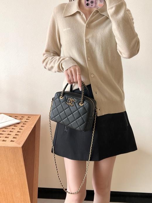 香奈儿 25C早春 手提19相机包  黑色 （LZ） 商品图2
