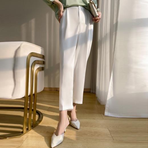 💥 纯色缎面休闲裤【MOMOTIABIN纯色缎面休闲裤YRWA17】🌻这款裤子采用醋酸缎面材质，轻薄透气💗 高腰设计，不仅显瘦，还能拉长腿部线条，让你秒变大长腿！ 商品图3