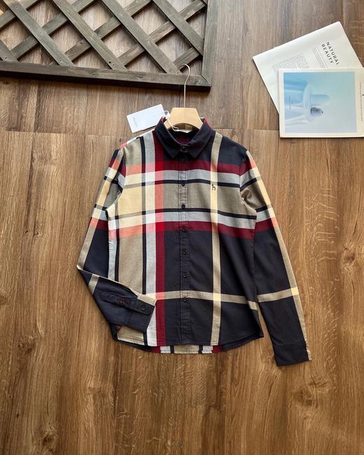 Hazzys哈吉斯长袖衬衫上衣女春秋新品舒适时尚设计感格纹衬衣！ 商品图3