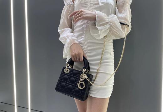 迪奥 三格戴妃 进口羊皮 迷你 多色（LZ） 商品图4
