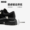 MIO米奥牛津鞋圆头学院风千金乐福钻饰厚底松糕鞋女M254514466 商品缩略图4
