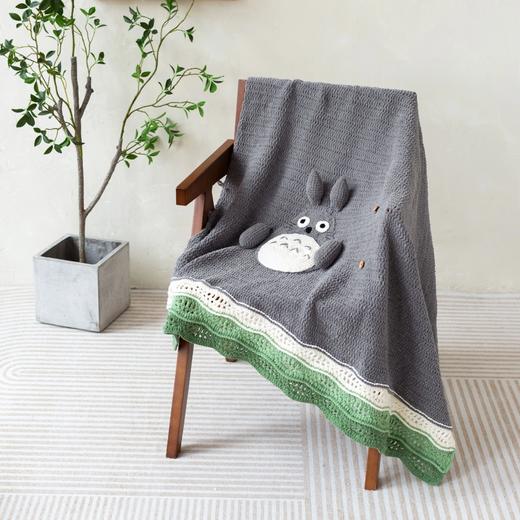 苏苏姐家蓝喵咪毯&灰喵毯-云小朵版手工diy编织钩针毯子材料包 商品图1