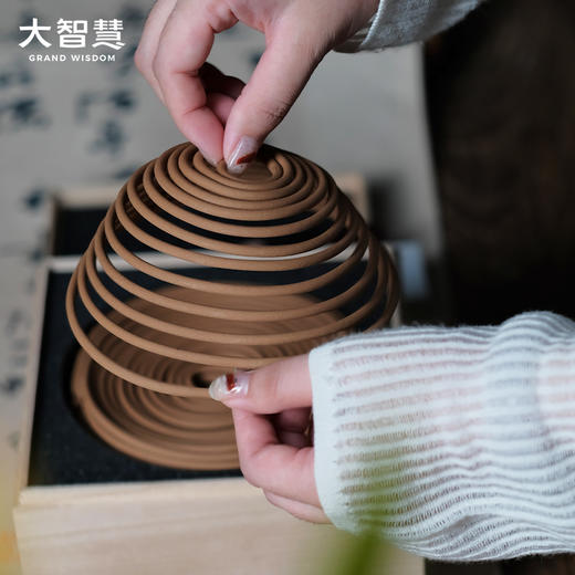 野生沉檀盘香印度老山檀香芽庄沉香高品质家用香薰室内长久留香 商品图4