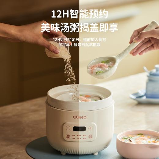 一人食电炖锅 | 立体环绕加热 6大功能 小容量1人食  天然白瓷炖盅 真养炖不破坏食材 留住营养 商品图5