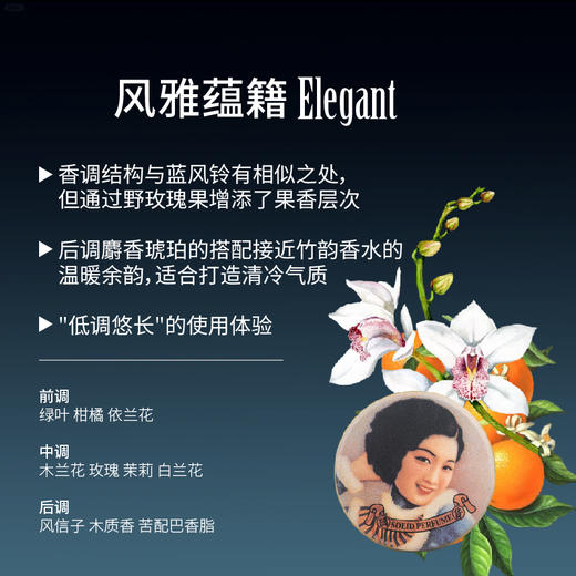 摩登红人固体香膏涂抹女士香水伴手礼送女友持久留香茉莉桂花奶香 商品图5