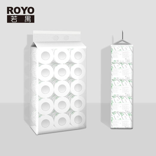 若禺卷纸三层加厚有芯卷纸原生木浆卫生纸1件15卷7提RJ008 商品图2