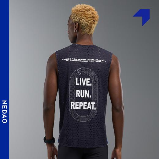 内道衔尾蛇风洞坎肩轻量透气速干无袖越野男马拉松跑步训练坎肩 商品图0