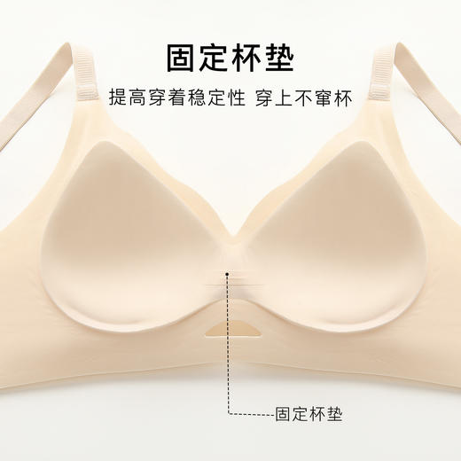 【隐形粉底肤】内衣女白T内搭不透无痕提拉冰丝透气无钢圈文胸罩一岸流年 商品图8