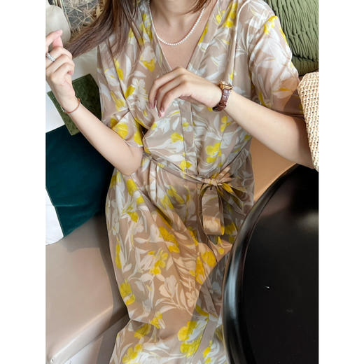 2507402    保姿 印花真丝 连衣裙 商品图9