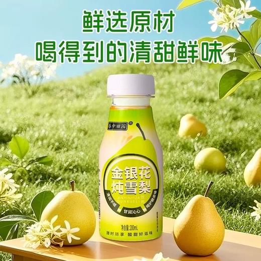 【19.9元购10瓶】春中田园金银花炖雪梨饮料200ml 商品图2